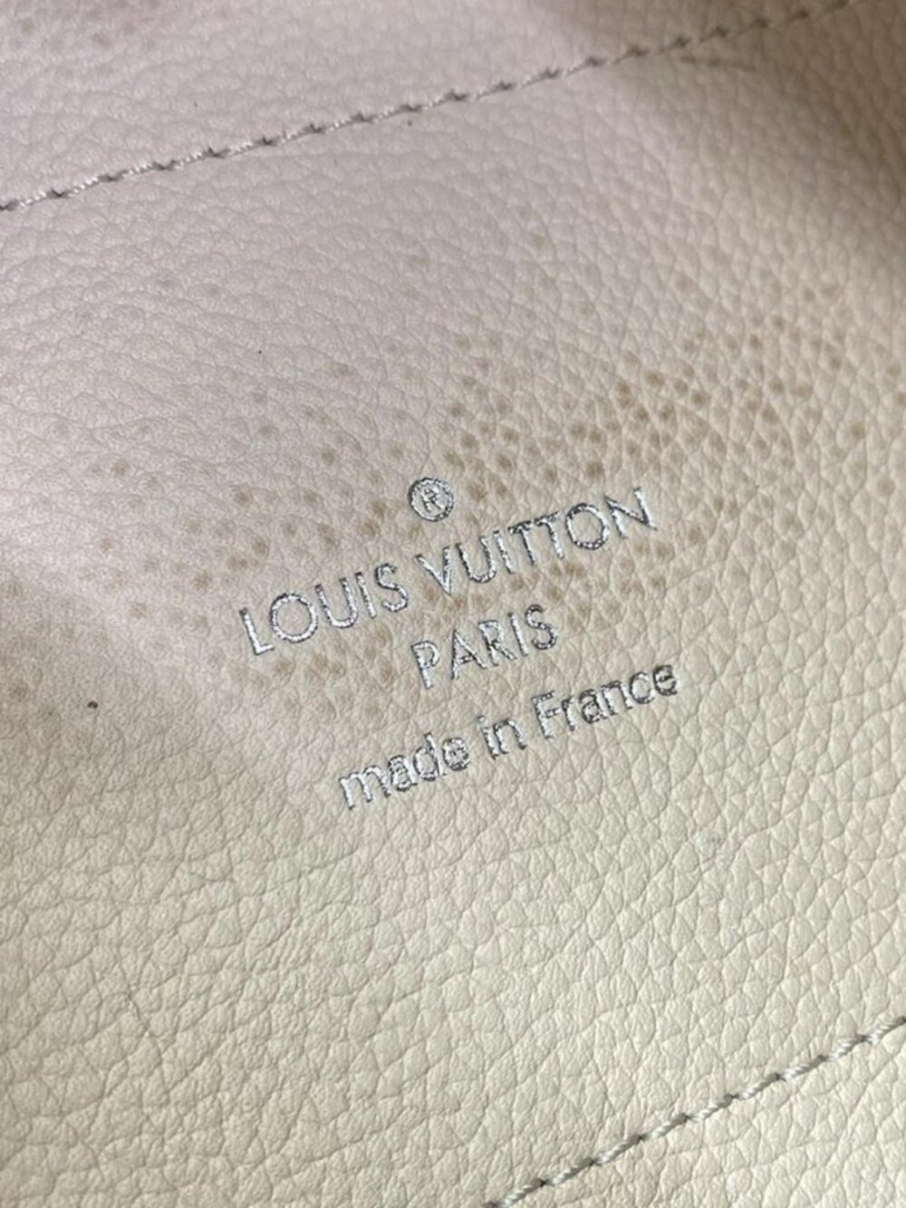 LOUIS VUITTON Hina PM M51950 Creme Mahina DR1179/RFID verified Tote Bag - Picture 15 of 15